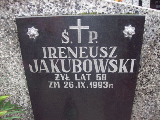 Ireneusz Jakubowski Licheń Stary - Grobonet - Wyszukiwarka osób pochowanych