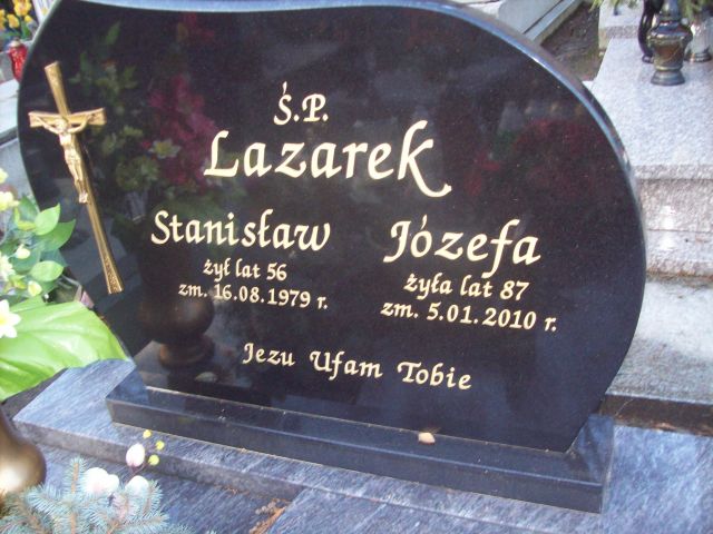 Józefa Lazarek Licheń Stary - Grobonet - Wyszukiwarka osób pochowanych