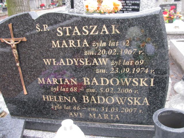 Władysław Staszak Licheń Stary - Grobonet - Wyszukiwarka osób pochowanych