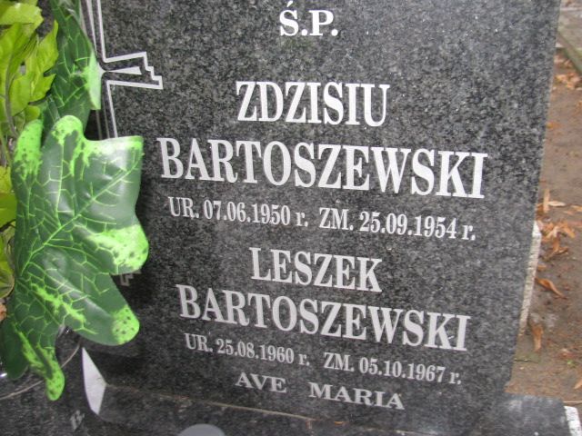Leszek Bartoszewski 1960 Licheń Stary - Grobonet - Wyszukiwarka osób pochowanych