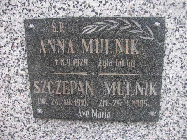 Szczepan Mulnik 1910 Licheń Stary - Grobonet - Wyszukiwarka osób pochowanych