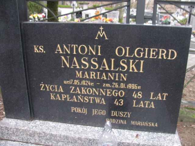 Antoni Olgierd Nassalski 1924 Licheń Stary - Grobonet - Wyszukiwarka osób pochowanych